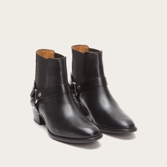 Frye Shoes - Frye Dara Harness Chelsea Booties 9 Like New Box